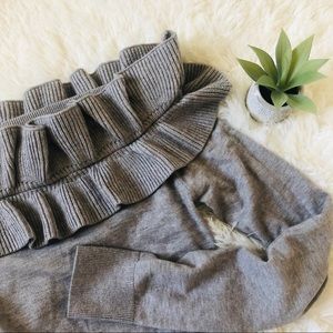 Collective Concepts Ruffle Off The Shoulder Top